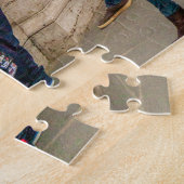 Castel Sant'Angelo vanaf de brug, Rome, Italië Legpuzzel (Zijkant)