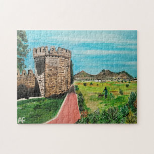 Castell de Benisanó Schilderij door Alfred Fox Legpuzzel