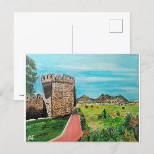 Castell de Benisanó schilderij van Alfred Fox Briefkaart