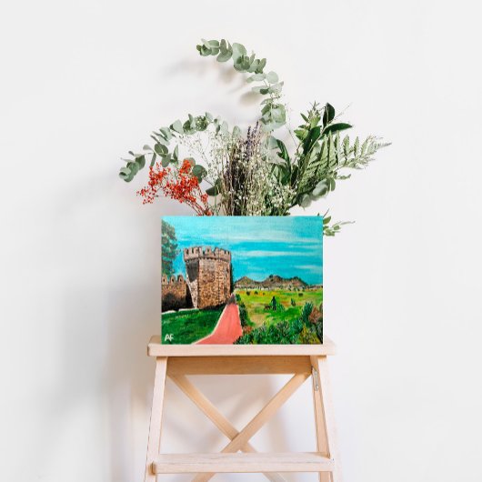 Castell de Benisanó schilderij van Alfred Fox Canvas Afdruk