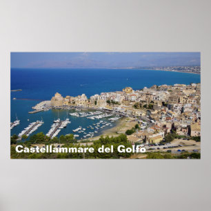Castellammare del Golfo, Sicilië Poster