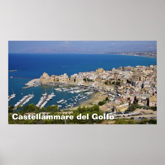 Castellammare del Golfo, Sicilië Poster (Voorkant)
