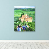 Castellina-in-Chianti Canvas Afdruk (Insitu (Houten vloer))