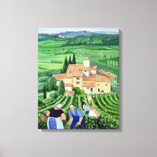 Castellina-in-Chianti Canvas Afdruk (Voorkant)