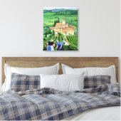 Castellina-in-Chianti Canvas Afdruk (Insitu (Slaapkamer))