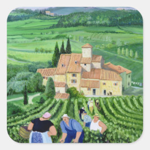 Castellina-in-Chianti Vierkante Sticker