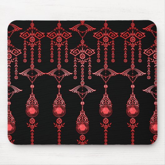 CASTELLINA JEWELS:  RODE GOTHIC MUISMAT (Voorkant)