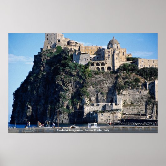 Castello Aragonese, Ischia Ponte, Italië Poster (Voorkant)