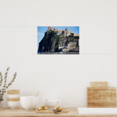 Castello Aragonese, Ischia Ponte, Italië Poster (Keuken)
