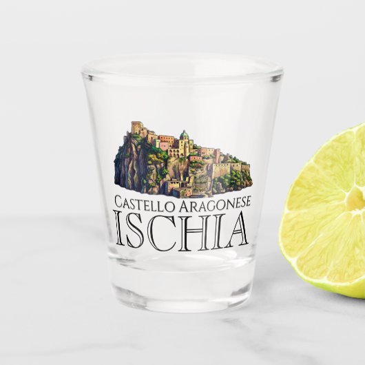 Castello Aragonese, Ischia Shot Glas (Voorkant)