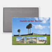 Castello de San Marcos Magneet (Voorkant / Achterkant)