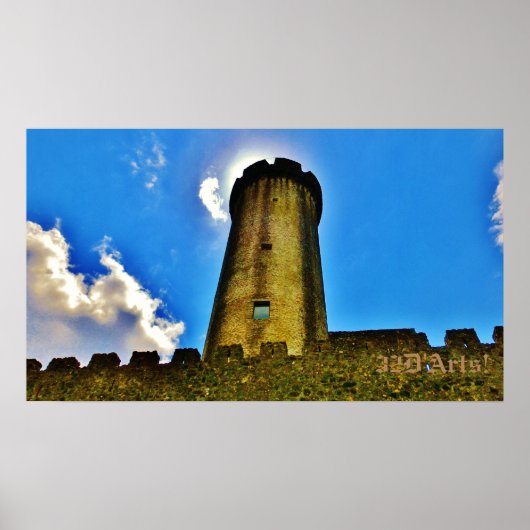 Castello di Malgrate Rapunzel Tower, Poster Print (Voorkant)