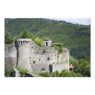 Castelnuovo di Garfagnana, Toscane, Italië - A Foto Afdruk
