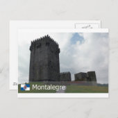 Castelo de Montalegre, Portugal Briefkaart (Voorkant / Achterkant)