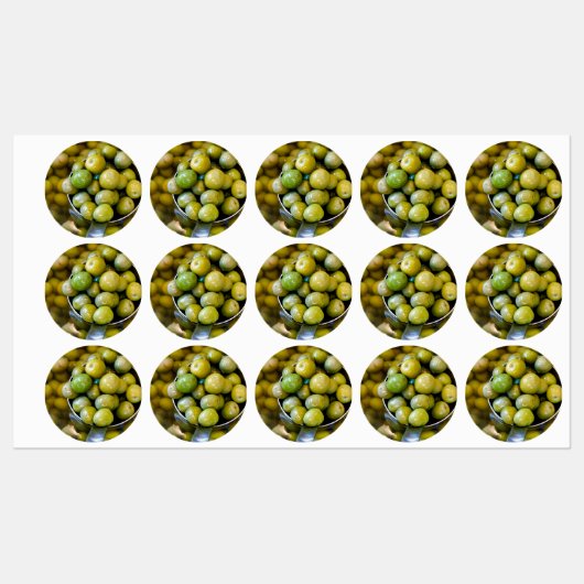 Castelvetrano zoete groene olijven labels (Vel)