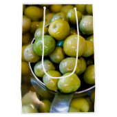 Castelvetrano zoete groene olijven medium cadeauzakje (Achterkant)