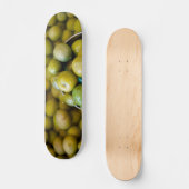 Castelvetrano zoete groene olijven persoonlijk skateboard (Voorkant)