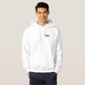 Caster Hood Sweatshirt red (Voorkant volledig)