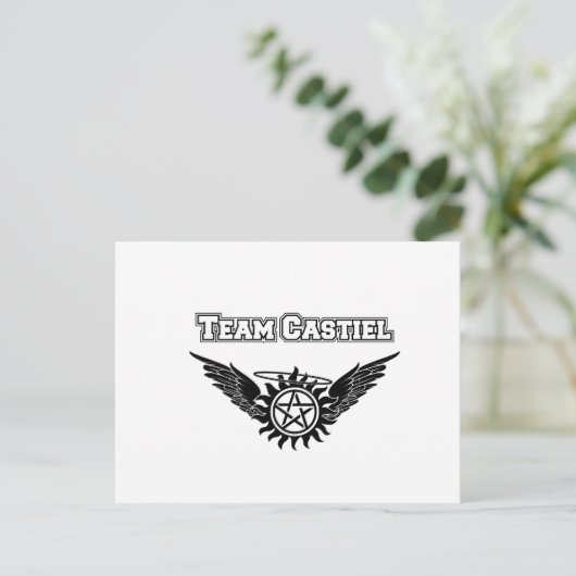 Castiel Briefkaart (Staand voorkant)