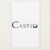 Castiel met veer planner (Voorkant)