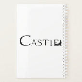 Castiel met veer planner (Achterkant)