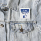 Castiel Vierkante Button 5,1 Cm (In situ)