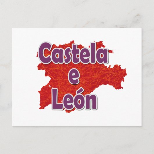 Castile and Leon Briefkaart (Voorkant)