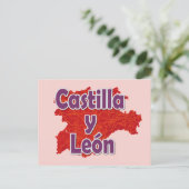 Castilië en Leon Briefkaart (Staand voorkant)
