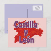 Castilië en Leon Briefkaart (Voorkant / Achterkant)