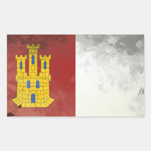Castilla-La Mancha Rechthoekige Sticker