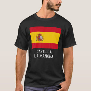 Castilla-La Mancha Spanje Vlag Emblem Escudo Bande T-shirt