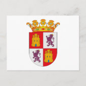 Castilla y Leon Coat of Arms Briefkaart (Voorkant)