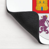 Castilla y Leon Coat of Arms Mousepad Muismat (Hoek)