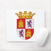 Castilla y Leon Coat of Arms Mousepad Muismat (Met muis)