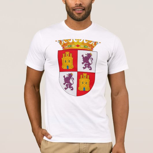 Castilla y León Coat of Arms T-shirt (Voorkant)