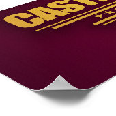 Castilla y Leon Flag Poster (Hoek)