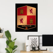 Castilla y León Poster (Thuiskantoor)