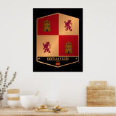 Castilla y León Poster (Keuken)