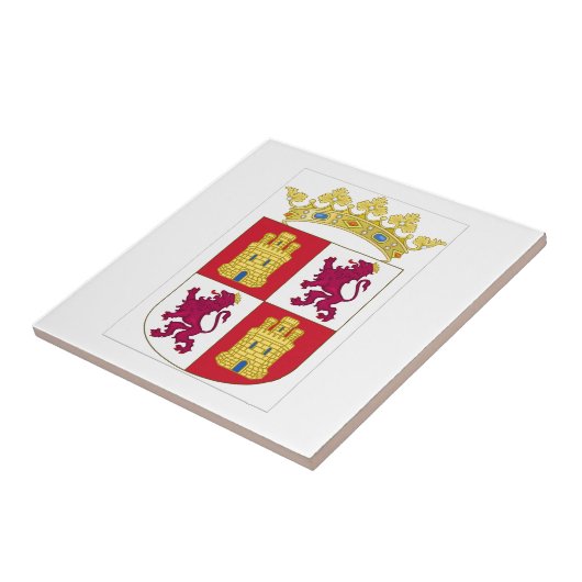 Castilla y Leon (Spanje) Wapenstaafje Tegeltje (Zijkant)