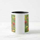 Castilleja en biscuitroot-wilde bloemen mok (Midden)