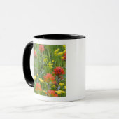 Castilleja en biscuitroot-wilde bloemen mok (Voorkant links)