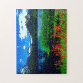 Castilleja-wildbloemen Legpuzzel (Verticaal)