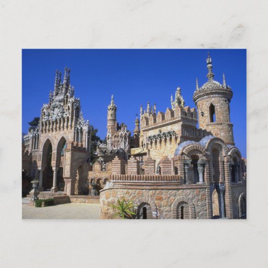 Castillo Colomares, Benalmadena pueblo, Spanje Briefkaart (Voorkant)