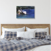 Castillo de La Palma (Ferrol. A Coruña) Canvas Afdruk (Insitu (Slaapkamer))
