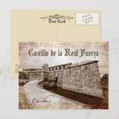 Castillo de la Real Fuerza, Havana, Cuba Briefkaart (Voorkant / Achterkant)