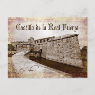 Castillo de la Real Fuerza, Havana, Cuba Briefkaart