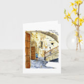 Castillo DE La Real Fuerza, Oud Havana, Cuba Kaart (Gele Bloem)