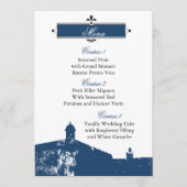 Castillo de San Cristobal huwelijkskaart Menu (Voorkant)