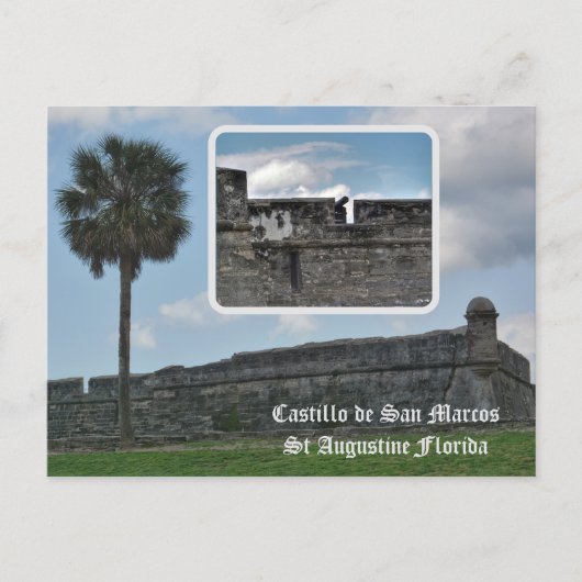 Castillo de San Marco St Augustine Florida Briefkaart (Voorkant)