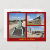 Castillo de San Marcos Briefkaart (Voorkant / Achterkant)